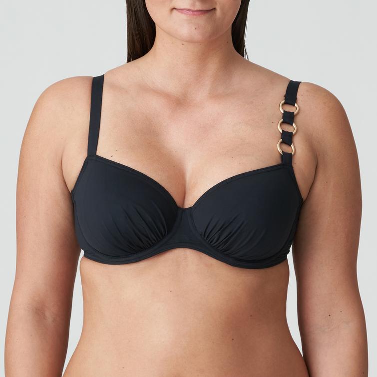 PrimaDonna Swim DAMIETTA full cup bikini top Black