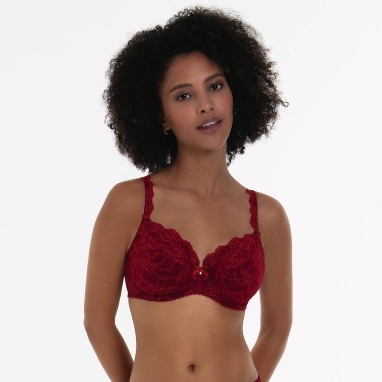 Anita Rosa Faia Bobette bh med helkupor B-E-kupor Ruby