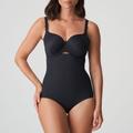 Моделирующие трусики с высокой талией PrimaDonna PERLE Charcoal цвета черного угля