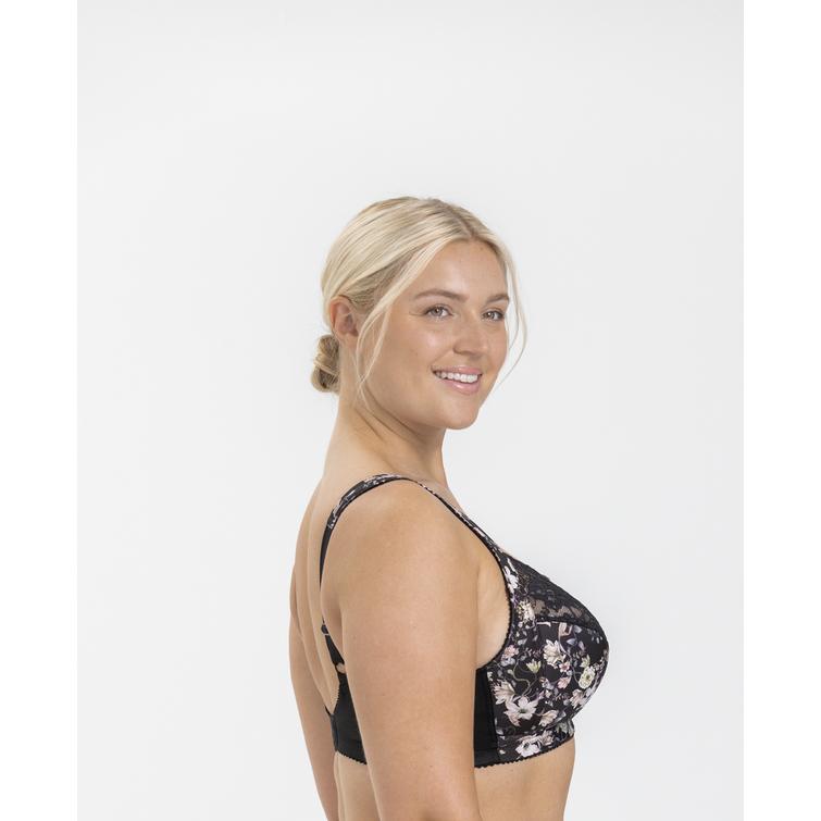 Miss Mary Fauna bh utan bygel Svart