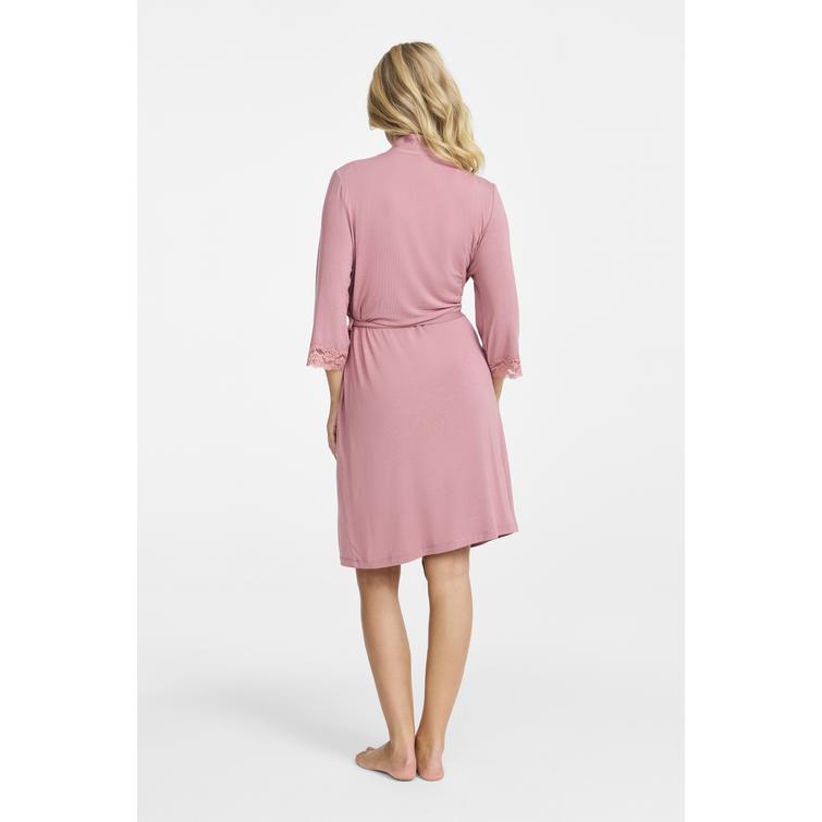 Damella aamutakki pitsisomisteilla Rosewood