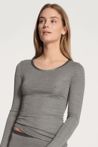 Calida True Confidence villasilkkialuspaita Platin Mel&eacute;