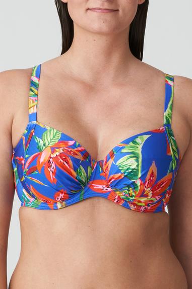 PrimaDonna Swim LATAKIA full cup bikini top Tropical Rainforest