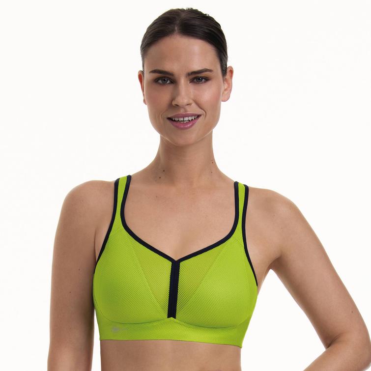 Anita Air Control padded sports bra Apple Green
