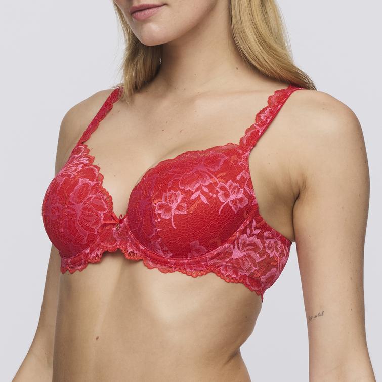 Marie Jo MANYLA topattu pisaramallinen rintaliivi Pixie Red