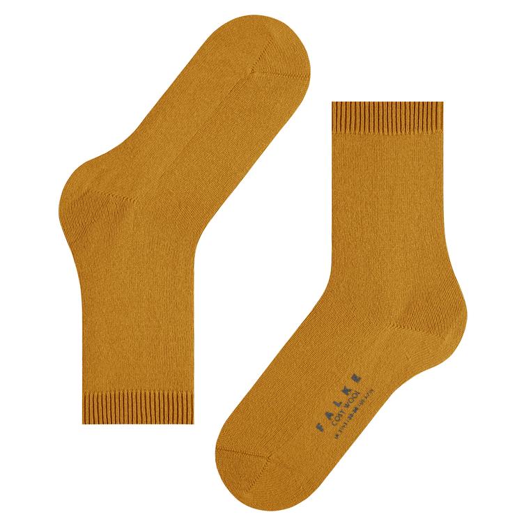 Falke Cosy wool женские шерстяные носки Amber