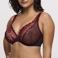 PrimaDonna SPRINGDALE plunge-bh Black Rose