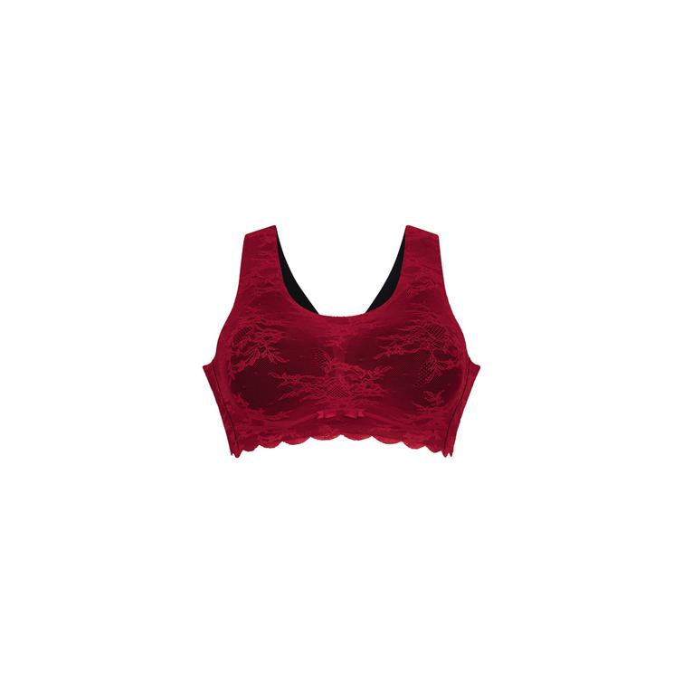 Anita Essential Lace bralette Red