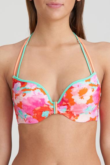 Marie Jo Swim APOLLONIS topattu pisaramallinen bikiniliivi Neon Sunset