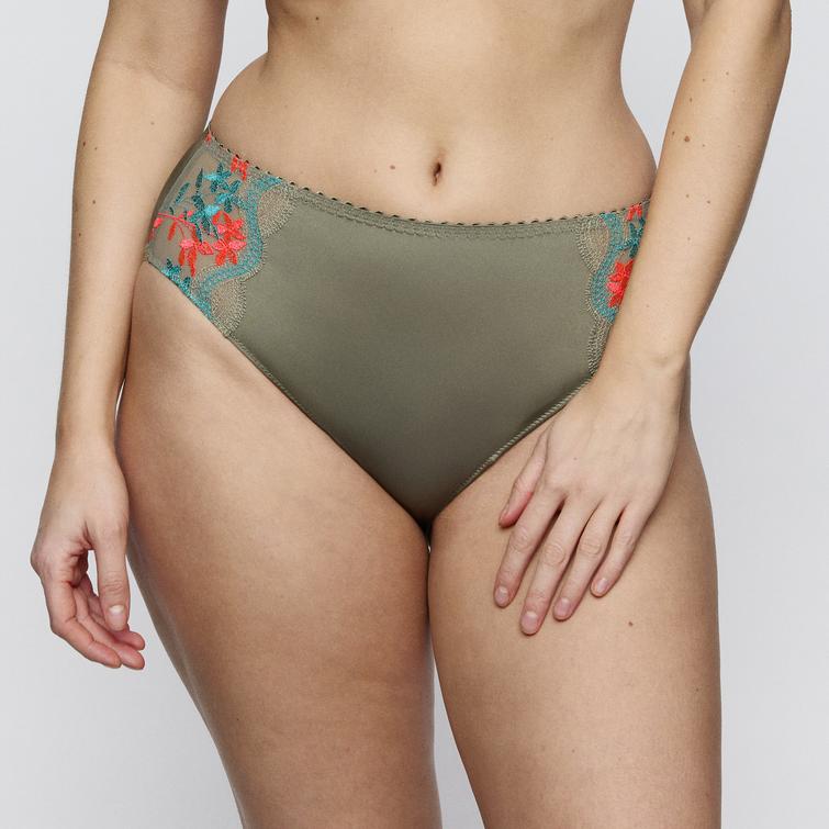 CALA LUNA botanique full briefs, green
