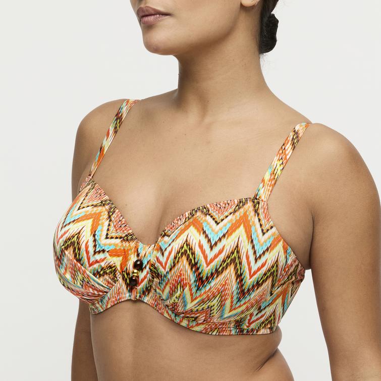 PrimaDonna Swim TUBOU full cup bikini top Ikat Summer