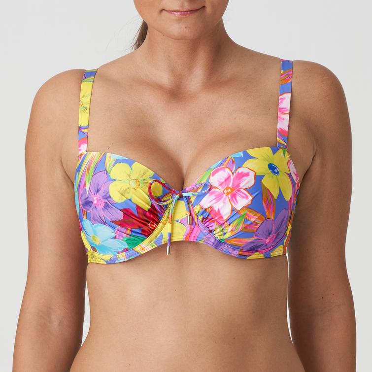 PrimaDonna Swim SAZAN topattu balconette-bikiniliivi Blue Bloom