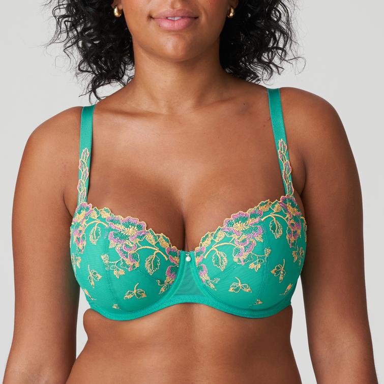 PrimaDonna LENCA topattu balconette-rintaliivi Sunny Teal