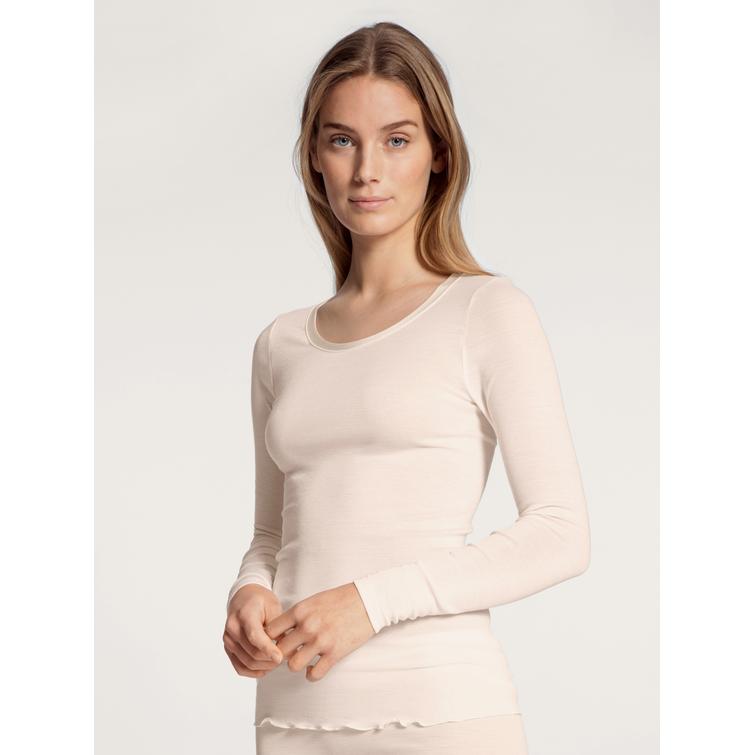 Calida True Confidence villasilkkialuspaita Light Ivory