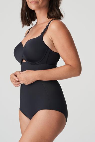 PERLE korkea muotoileva alushousu Charcoal