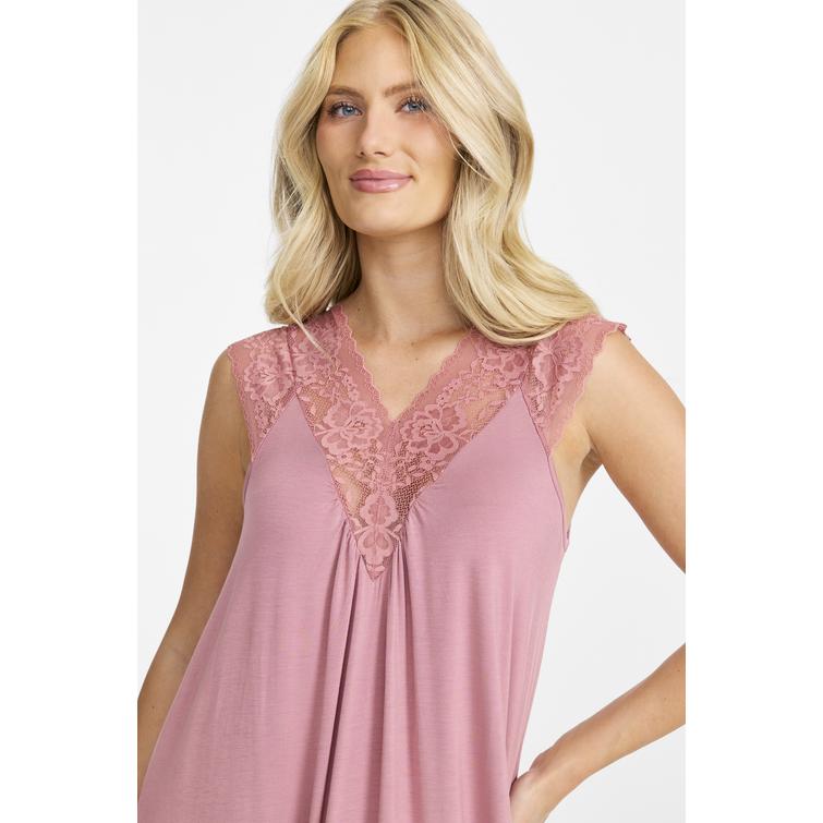 Damella y&ouml;paita pitsill&auml; Rosewood