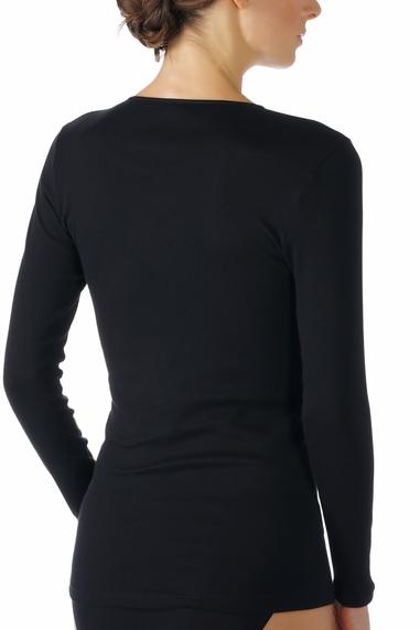 Mey Noblesse футболка с длинным рукавом Черная