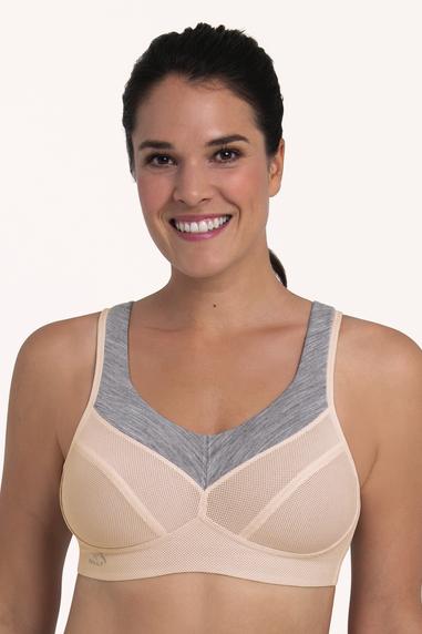 Anita Active PanAlp Wool sports bra Smart Rose/Melange
