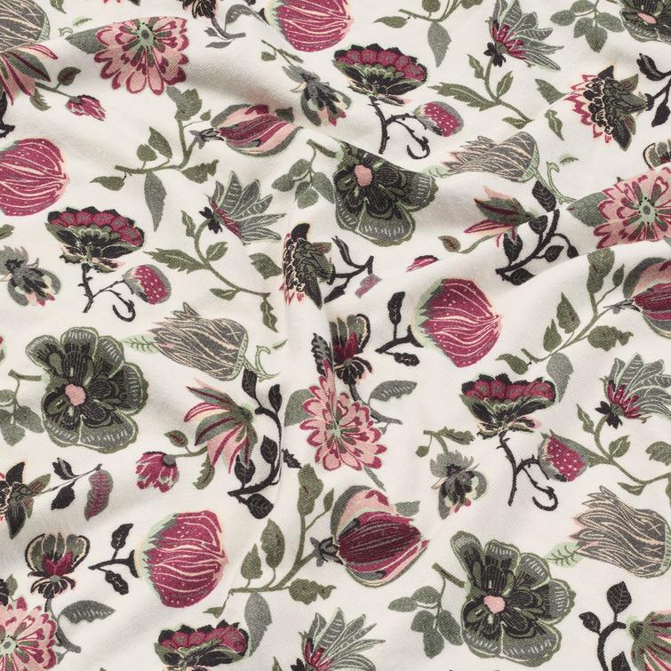 Lady Avenue shortsleeved bamboo nightdress Forest Flower