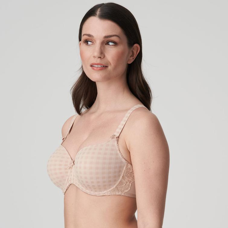 MADISON padded heart shape bra Caffe Latte
