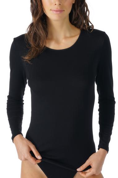 Mey Noblesse футболка с длинным рукавом Черная