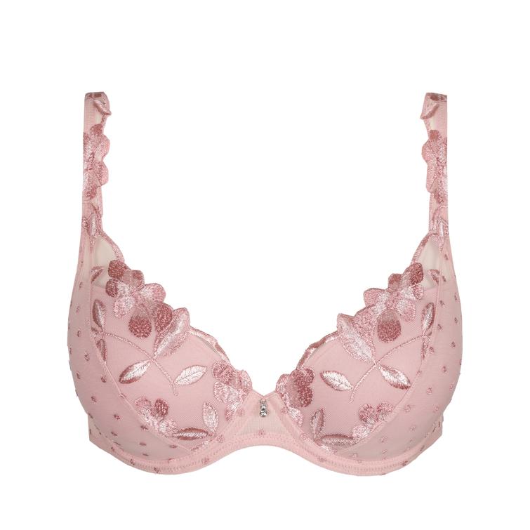 Marie Jo AGNES topattu plunge-rintaliivi Vintage Pink