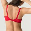 MADISON padded heart shape bra scarlet