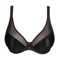 PrimaDonna Twist ZIPOLITE half padded plunge bra Black