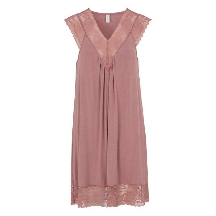 Damella nattlinne med spets Rosewood
