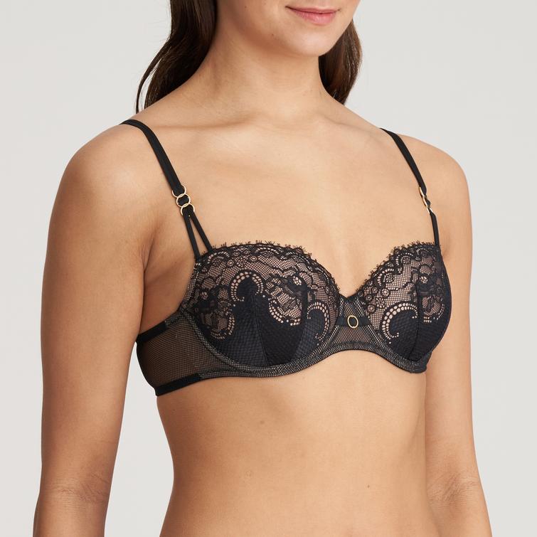 Marie Jo JUNOO padded balcony bra Black