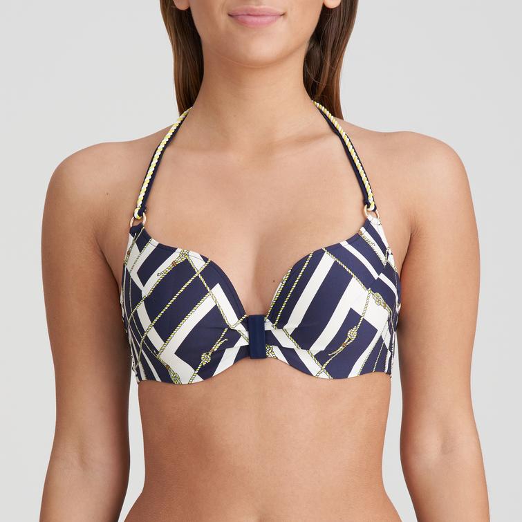 Marie Jo Swim SARANJI pisaramallinen bikiniliivi Majestic Blue