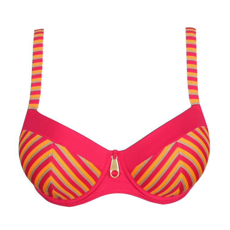 PrimaDonna Swim LA CONCHA padded balcony bikini bra Mai Tai