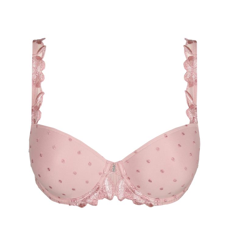 Marie Jo AGNES topattu balconette-rintaliivi Vintage Pink