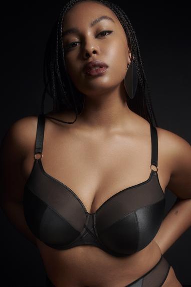 PrimaDonna Twist ZIPOLITE topattu pisaramallinen rintaliivi Musta