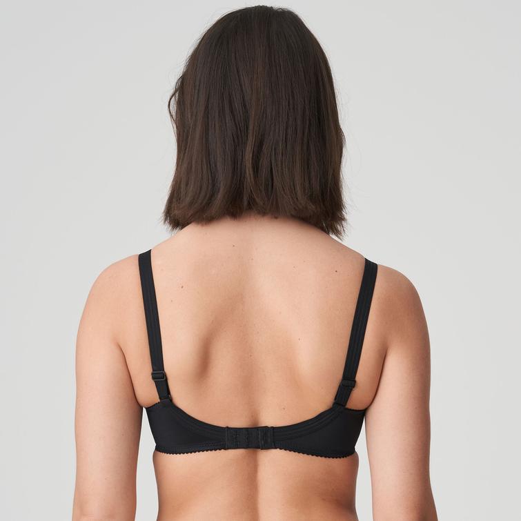 SATIN t&auml;yskuppinen rintaliivi Musta