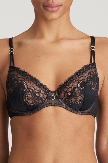 Marie Jo JUNOO kaarituellinen rintaliivi Musta