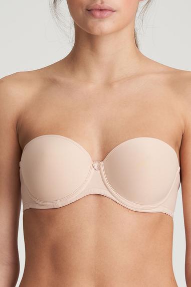 Marie Jo TOM topattu olkaimeton rintaliivi Caffe Latte