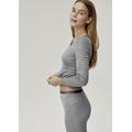 Calida True Confidence woolsilk undershirt Platin Melé