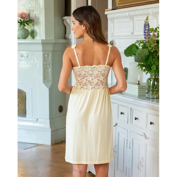 Trofé lace nightgown Yellow