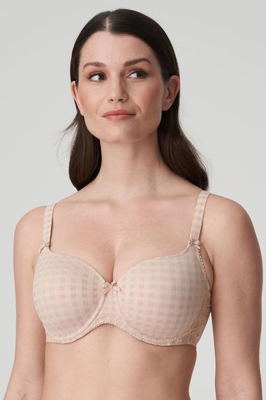 MADISON padded heart shape bra Caffe Latte