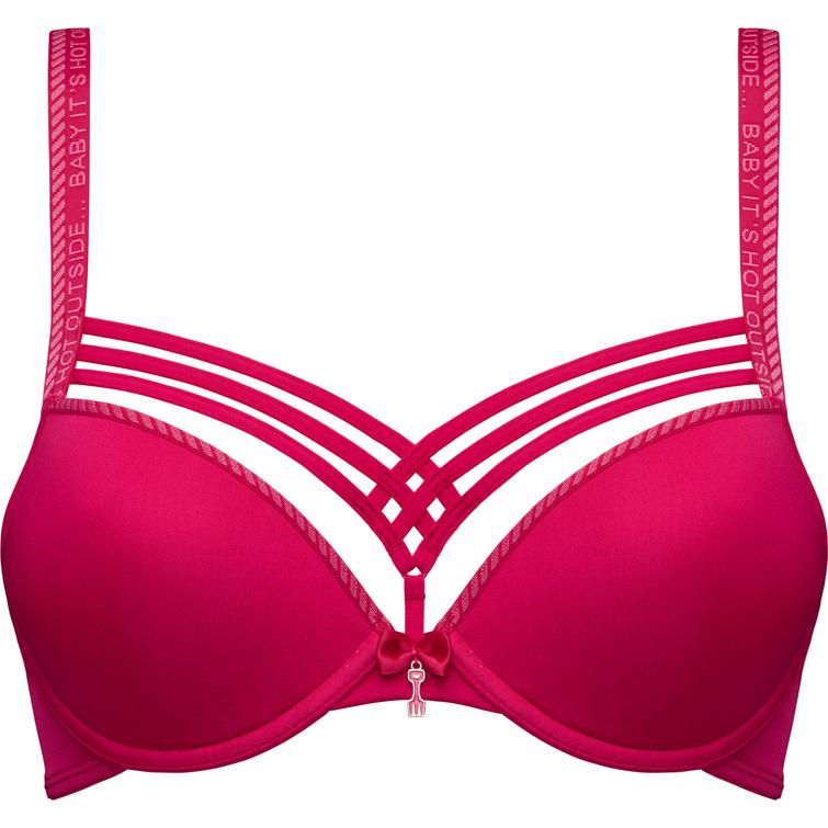 Marlies Dekkers Dame De Paris push up -rintaliivi Azalea Red
