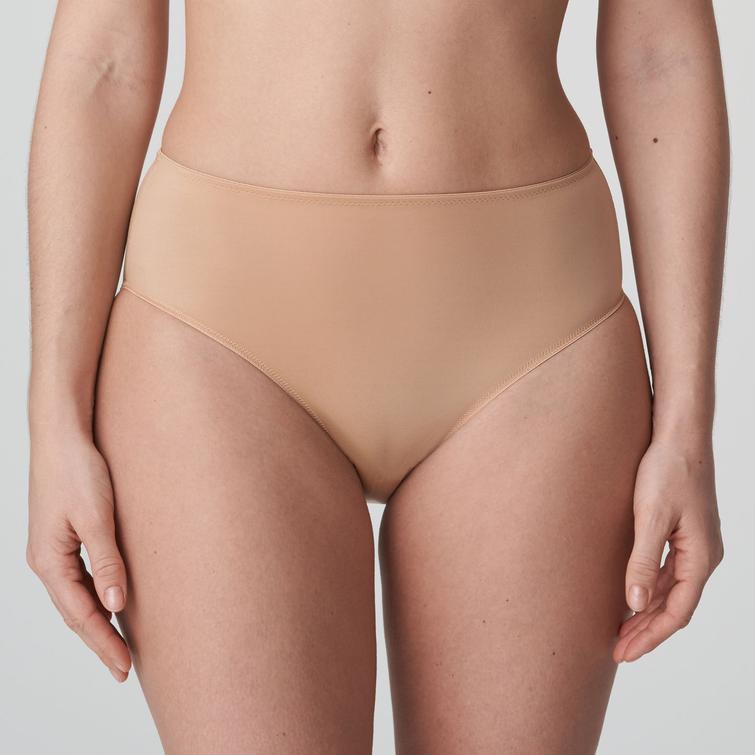 PrimaDonna Satin трусики с высокой талией Cognac