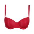 Marie Jo LOUIE padded balcony bra True Red