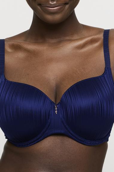 Primadonna Twist KNOKKE topattu pisaramallinen rintaliivi Sapphire Blue