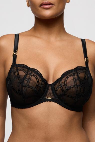 PrimaDonna NAICA balcony bra with vertical seam Black