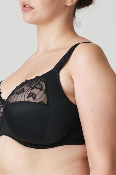 PrimaDonna DEAUVILLE t&auml;yskuppinen rintaliivi I-K -kupit Musta