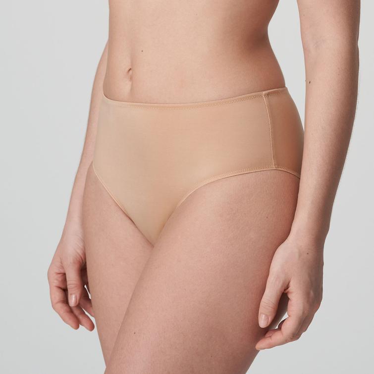 PrimaDonna Satin трусики с высокой талией Cognac