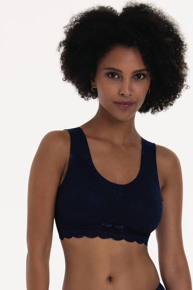 Anita Essential Lace bralette Maritime Blue