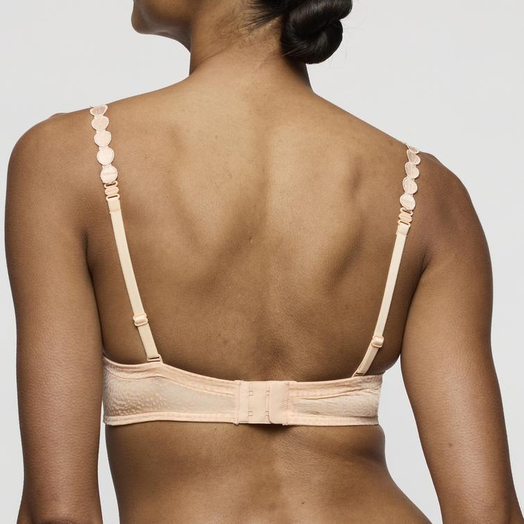 Marie Jo TOM padded plunge bra Peach Whisper