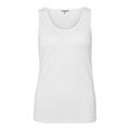 Lady Avenue Pure Silk toppi Luonnonvalkoinen
